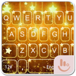 Gold Stars Keyboard Theme for PC Gold Stars Keyboard Theme for PC