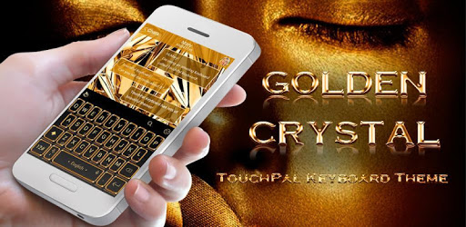 Golden Crystal Keyboard Theme PC screenshot Golden Crystal Keyboard Theme PC screenshot