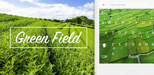 Green Field Keyboard Theme PC screenshot