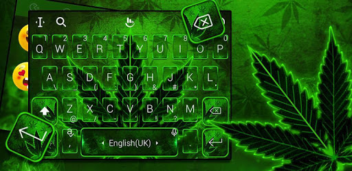 Green Rasta Weed Keyboard Theme PC screenshot