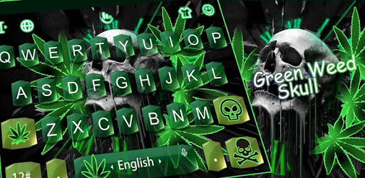 Green Weed Skull Keyboard Theme PC screenshot Green Weed Skull Keyboard Theme PC screenshot