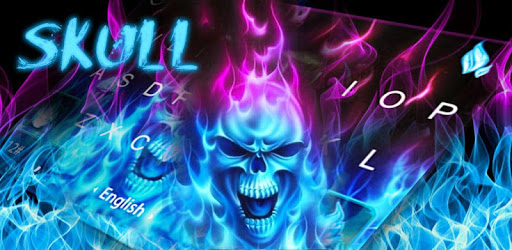 Hell Skull Fire Ice Keyboard Theme PC screenshot Hell Skull Fire Ice Keyboard Theme PC screenshot