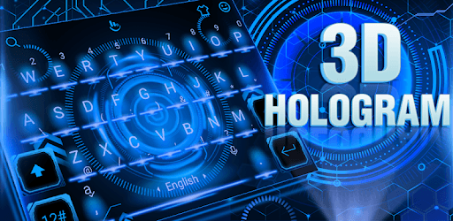 3D Hologram Keyboard Theme PC screenshot 3D Hologram Keyboard Theme PC screenshot