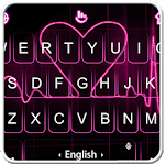 Live Red Heart Keyboard Theme for PC