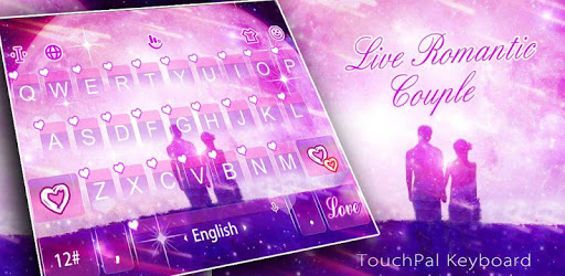 Live Romantic Couple Keyboard Theme PC screenshot