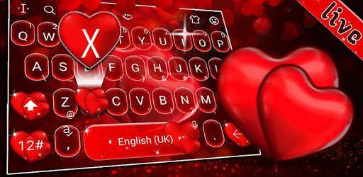 Live Red Romantic Heart Keyboard Theme PC screenshot Live Red Romantic Heart Keyboard Theme PC screenshot