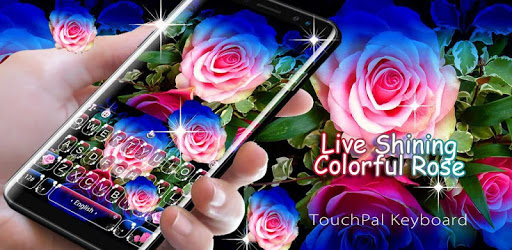 Live 3D Shining Colorful Rose Keyboard Theme PC screenshot Live 3D Shining Colorful Rose Keyboard Theme PC screenshot
