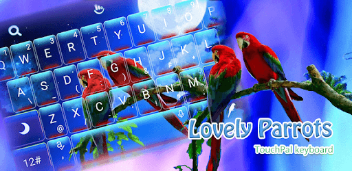 Lovely Parrots Keyboard Theme PC screenshot