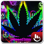 Neon Color Weed Keyboard Theme for PC