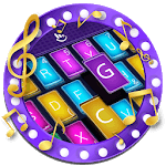 Neon Music Keyboard Theme for PC Neon Music Keyboard Theme for PC