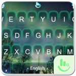 Live Neon Northern Lights Keyboard Theme for PC