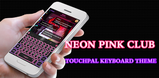 Neon Pink Club Keyboard Theme PC screenshot Neon Pink Club Keyboard Theme PC screenshot