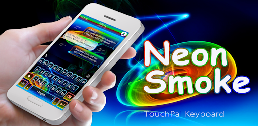 Neon Smoke Keyboard Theme PC screenshot Neon Smoke Keyboard Theme PC screenshot