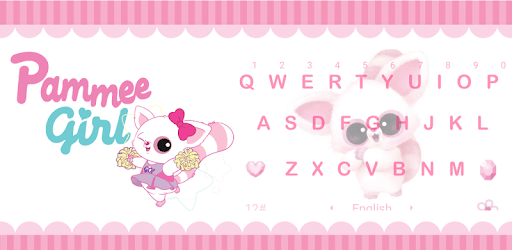 Pammee Girl Keyboard Theme PC screenshot