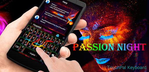 Passion Night Keyboard Theme PC screenshot Passion Night Keyboard Theme PC screenshot