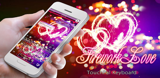 Firework Love Keyboard Theme PC screenshot