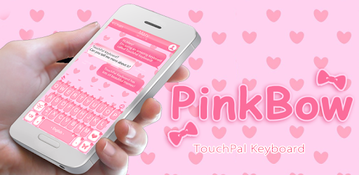 Cute Pink Bow Keyboard Theme PC screenshot Cute Pink Bow Keyboard Theme PC screenshot