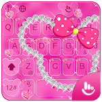 Glitter Pink Diamond Minny Keyboard Theme for PC Glitter Pink Diamond Minny Keyboard Theme for PC