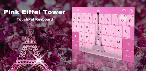 Pink Girl Eiffel Tower Keyboard Theme PC screenshot Pink Girl Eiffel Tower Keyboard Theme PC screenshot
