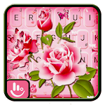 Pink Rose Garden Keyboard Theme for PC Pink Rose Garden Keyboard Theme for PC