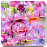 Pink Summer Rose Keyboard Theme for PC