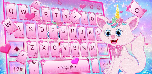 Pink Unicorn Cat Keyboard Theme PC screenshot Pink Unicorn Cat Keyboard Theme PC screenshot
