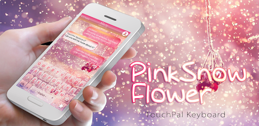 Pink Snow Keyboard Theme PC screenshot Pink Snow Keyboard Theme PC screenshot