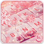 Pink Snow Keyboard Theme icon