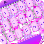Purple Diamond Love Keyboard Theme icon