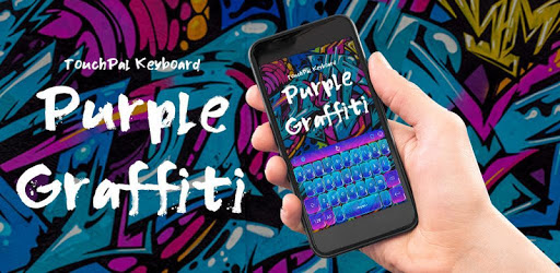 Purple Graffiti Keyboard Theme PC screenshot Purple Graffiti Keyboard Theme PC screenshot