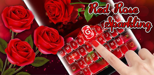 Romantic Flower Red Rose Sparkling Keyboard Theme PC screenshot Romantic Flower Red Rose Sparkling Keyboard Theme PC screenshot