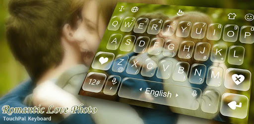 Romantic Love Photo Keyboard Theme PC screenshot