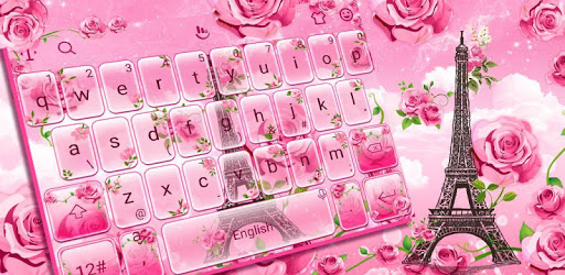 Rose Paris Keyboard Theme PC screenshot