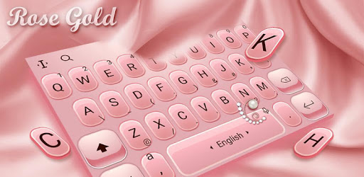 Rose Gold Keyboard Theme PC screenshot