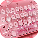 Rose Gold Water Droplets Keyboard Theme icon