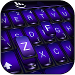 Simple Black Purple Keyboard Theme icon