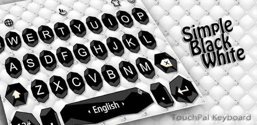 Simple Business Black White Keyboard Theme PC screenshot
