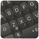 Simple Neon Gold Keyboard Theme for PC
