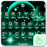 Sparkling 3D Live Light Neon Blue Keyboard Theme for PC Sparkling 3D Live Light Neon Blue Keyboard Theme for PC