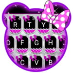 Sparkling Minny Bowknot Keyboard Theme icon