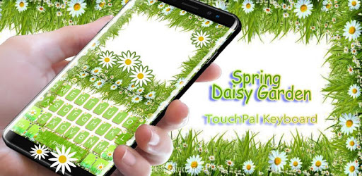 Spring Daisy Garden Keyboard Theme PC screenshot