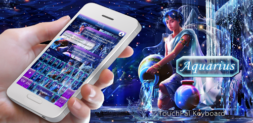 Stars Aquarius Keyboard Theme PC screenshot