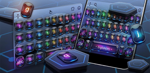 Technological Keyboard Theme PC screenshot Technological Keyboard Theme PC screenshot