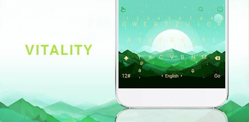 Green Vitality Keyboard Theme PC screenshot