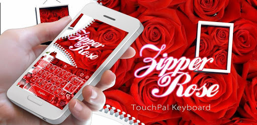Zipper Rose Keyboard Theme PC screenshot