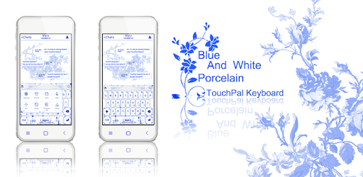 Blue and White Porcelain Theme PC screenshot