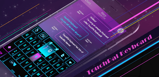 TouchPal Neon Light Theme PC screenshot