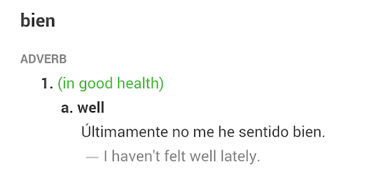 All Spanish English Dictionary PC screenshot