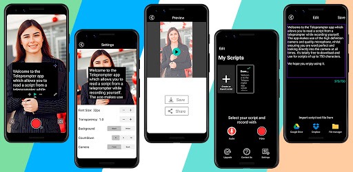 Teleprompter with Video & Audio PC screenshot