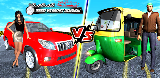 Prado vs Tuk Tuk Auto Rickshaw Racing PC screenshot